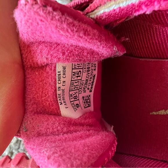 Reebok Cardi B Hot Pink Sneakers - Picture 6 of 7